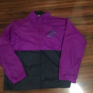 Vintage 90s Umbro Colorblock Windbreaker